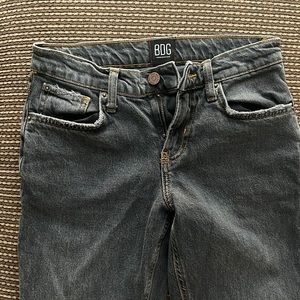 EUC BDG distressed boot cut jean size 26 medium grey